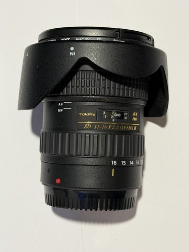 Tokina 16mm 8 asferical - f2.8,